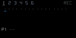 The dots sequencer screen