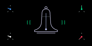 The FM bell synth screen