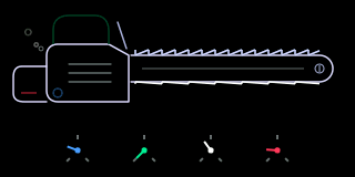 The supersaw synth screen