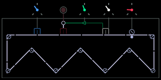 The tape echo effect screen